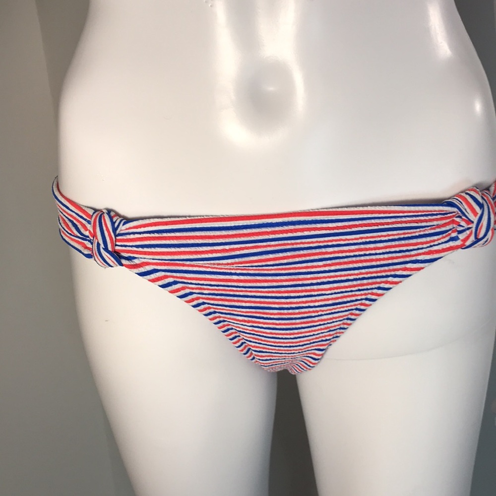 Xhilaration, Red white and blue striped bikini set. Juniors Size M - Picture 4 of 8